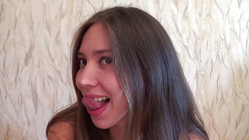 Long tongue ananta shakti licking and sucking dildo gb009