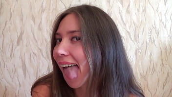 Long tongue ananta shakti licking and sucking dildo gb009