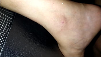 Latina slut hotwife fucks with friend on his car while cuckold hubby thinks she is at her house