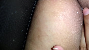 Latina slut hotwife fucks with friend on his car while cuckold hubby thinks she is at her house