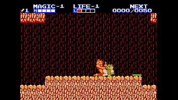 Link the defeated heroine