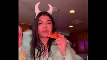 I’m actually a pizza eating monster disguised as a hot girl thanks for the invite party ajonesxxx