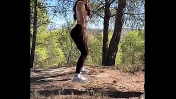 Making my buttocks more beautiful but outdoors haciendo mis nalgas más bonitas pero al aire libre#outdoorg