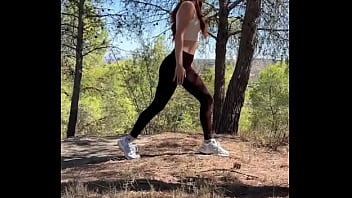 Making my buttocks more beautiful but outdoors haciendo mis nalgas más bonitas pero al aire libre#outdoorg