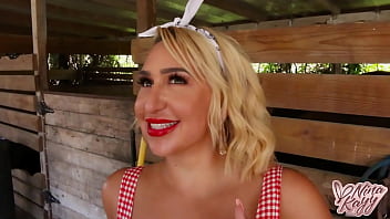 Farmyard 3some jax slayher drills nina kayy & karen fisher