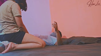 My stepsister seduces me and we have sex in her room