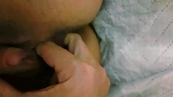 Vaginal and anal masturbation during a greedy and naughty blowjob