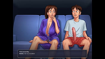 Let's play summertime saga blowjob on the couch