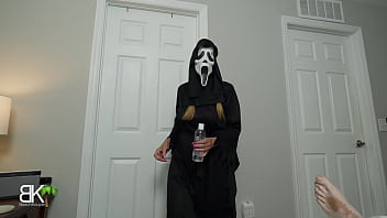 Free ghostface halloween sloppy handjob 1of3