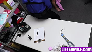 Officer gives her an option walk free if she shows remorse starting by sucking his cock liftermilf