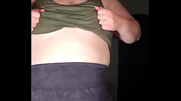 Sports bra try on boob bounce tests naked twerk tease 4k portrait