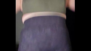 Sports bra try on boob bounce tests naked twerk tease 4k portrait