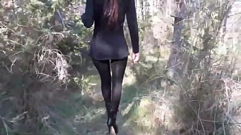Milf walks in pantyhose and high heelsthere's nothing sexier than watching a woman walk in pantyhose and high heeled sho