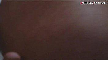 Tight stepsis pounded in the bathroom