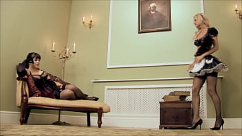 Cynthia vellons cleans kristi love's house and satisfies her pussy