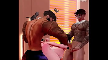 Putita cogida en una fiesta por negros