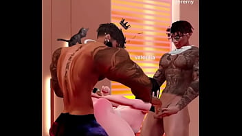 Putita cogida en una fiesta por negros