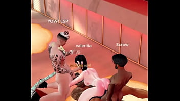 Putita cogida en una fiesta por negros