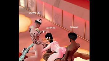 Putita cogida en una fiesta por negros