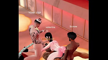 Putita cogida en una fiesta por negros