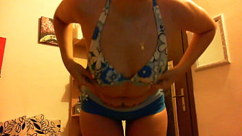 Gorgeous italian slut plays with her adult doll