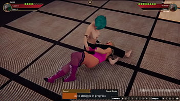 Remiel vs bambi nf3d female mma combat dojo femdom Remiel vs bambi nf3d female mma combat dojo femdom