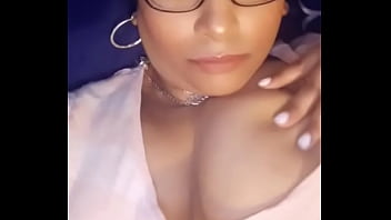 Crystal bedase playing with her tits