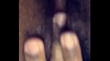 Latin teen rubbs her pussy