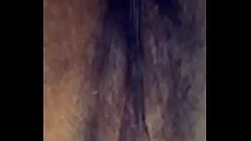 Latin teen rubbs her pussy