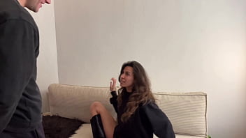 The first time i had surprised him with this look see how hard and good he fucked me