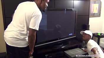 Giselle leon gets dicked behind a dumpster rome & moe team up