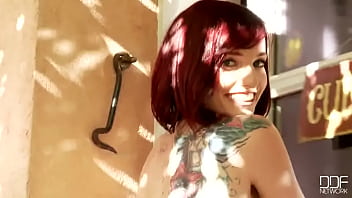 Flirty on the terrace