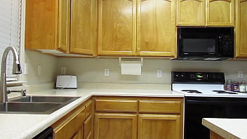 Naked and hard at home