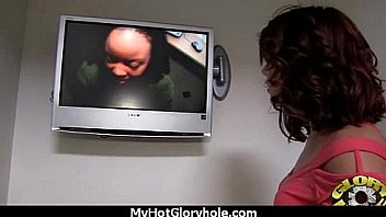 Sexy hot ebony interracial blowjob 26