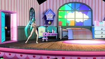 Hatsune miku desnuda bailando tetona
