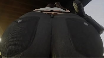 Street fighter sakura worshipping chun li's ass