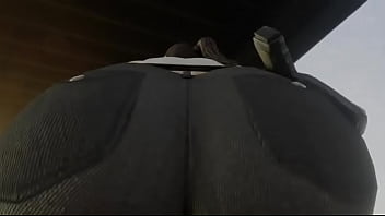 Street fighter sakura worshipping chun li's ass