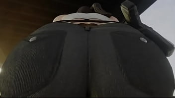 Street fighter sakura worshipping chun li's ass