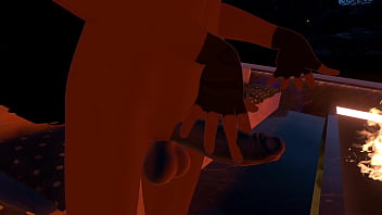 Going on a little tour on vrchat and masturbating