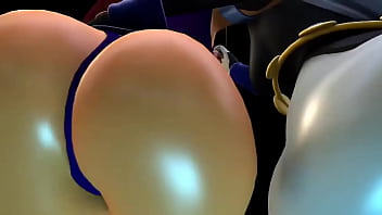 Starfire & raven twerking