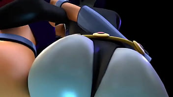 Starfire & raven twerking