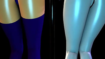 Starfire & raven twerking