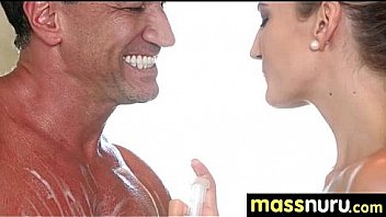 Slippery nuru massage for lucky dude 15