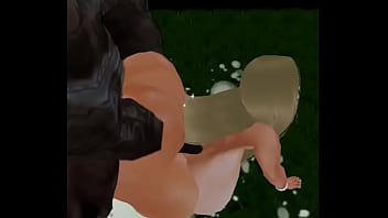 Slutty hoe taking cock in her ass