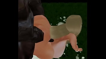 Slutty hoe taking cock in her ass