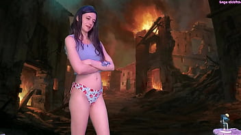 Evil giantess queen sage eldritch defeated by tiny hero