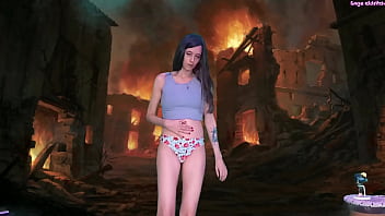 Evil giantess queen sage eldritch defeated by tiny hero