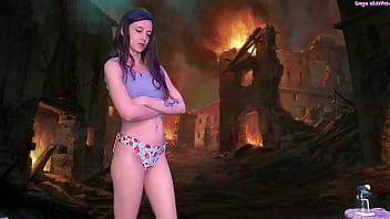 Evil giantess queen sage eldritch defeated by tiny hero