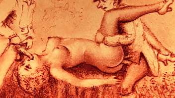 Retro erotic art