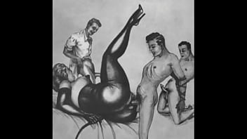 Retro erotic art